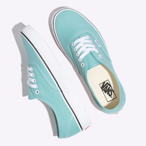 Vans Erkek Spor Ayakkabı Authentic Açık Turkuaz/Beyaz | 59030-878